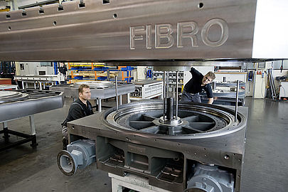 FIBRO Rotary Tables, assembly