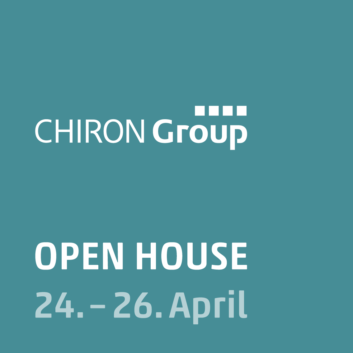 CHIRON Group Open House 2024